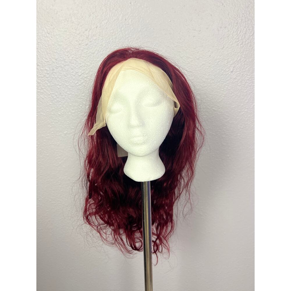 Red 24 inch Lace Front Wig